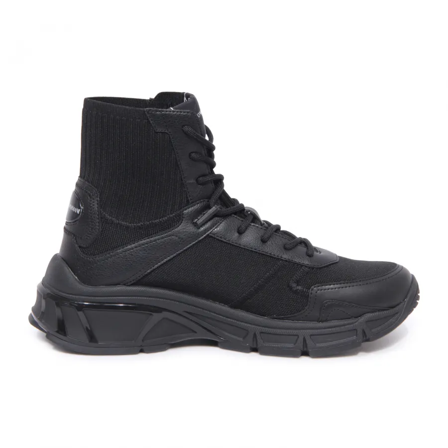 3393AU sneaker uomo EMPORIO ARMANI man shoes black