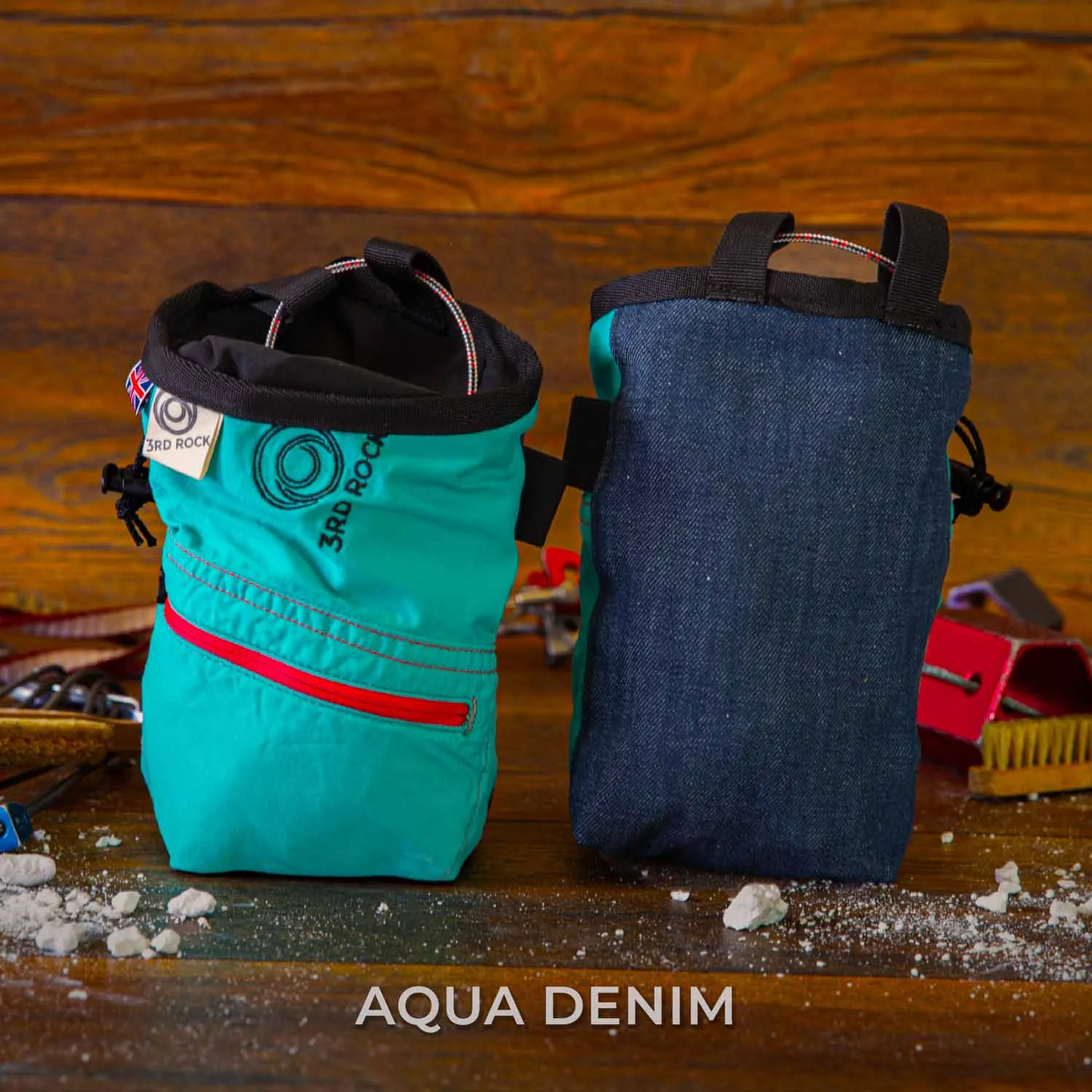 3rd Rock Leg Up Upcycled Chalk Bag
