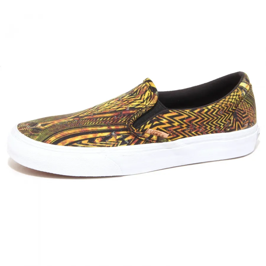 7924P sneaker VANS SLIP-ON giallo/nero scarpa donna shoe woman