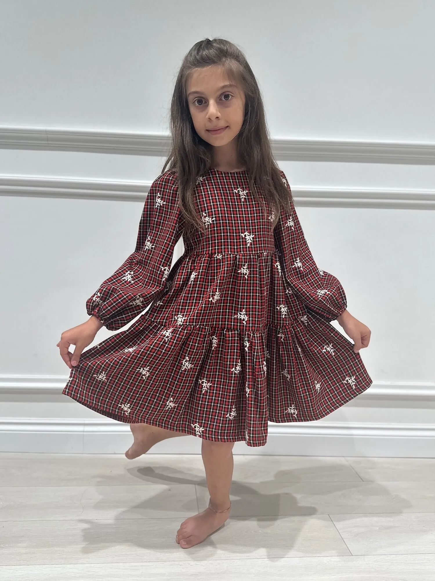 Abito tartan – Piccola Ludo