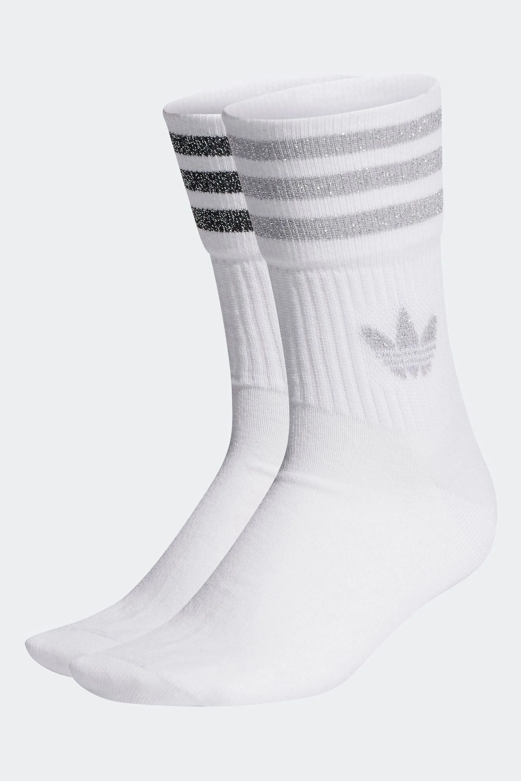 adidas originals Girocollo Glitterato Taglio Medio 100% Cotone 2 Confezione da    