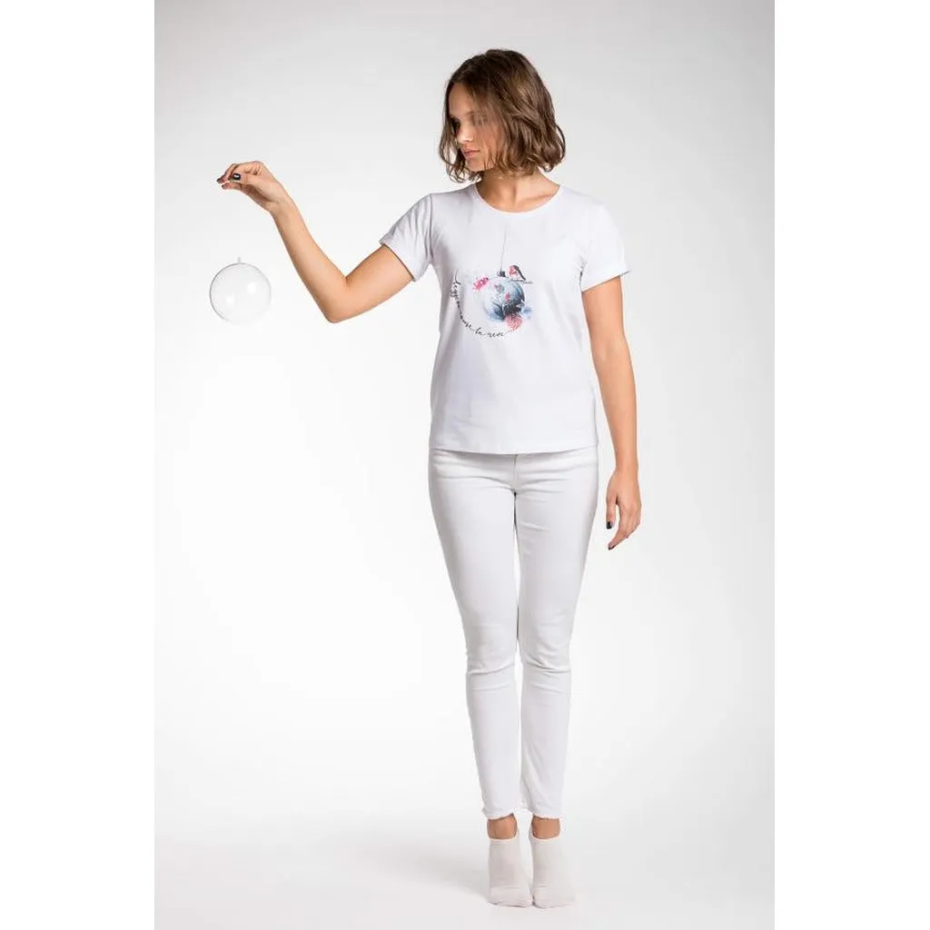 A.Tratti t-shirt bianca   