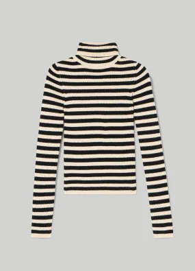 BLUKIDS  Tricot a collo alto a righe ragazza