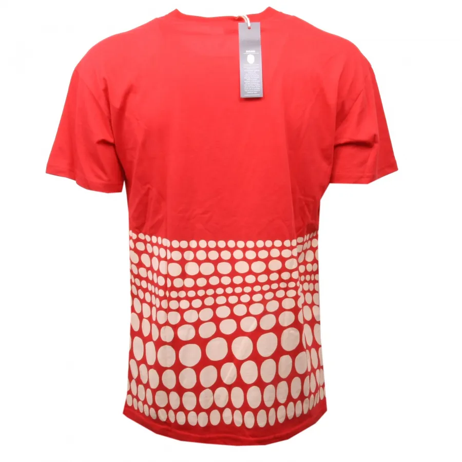 C2566 maglia manica corta uomo NEO MODENA rosso t-shirt men