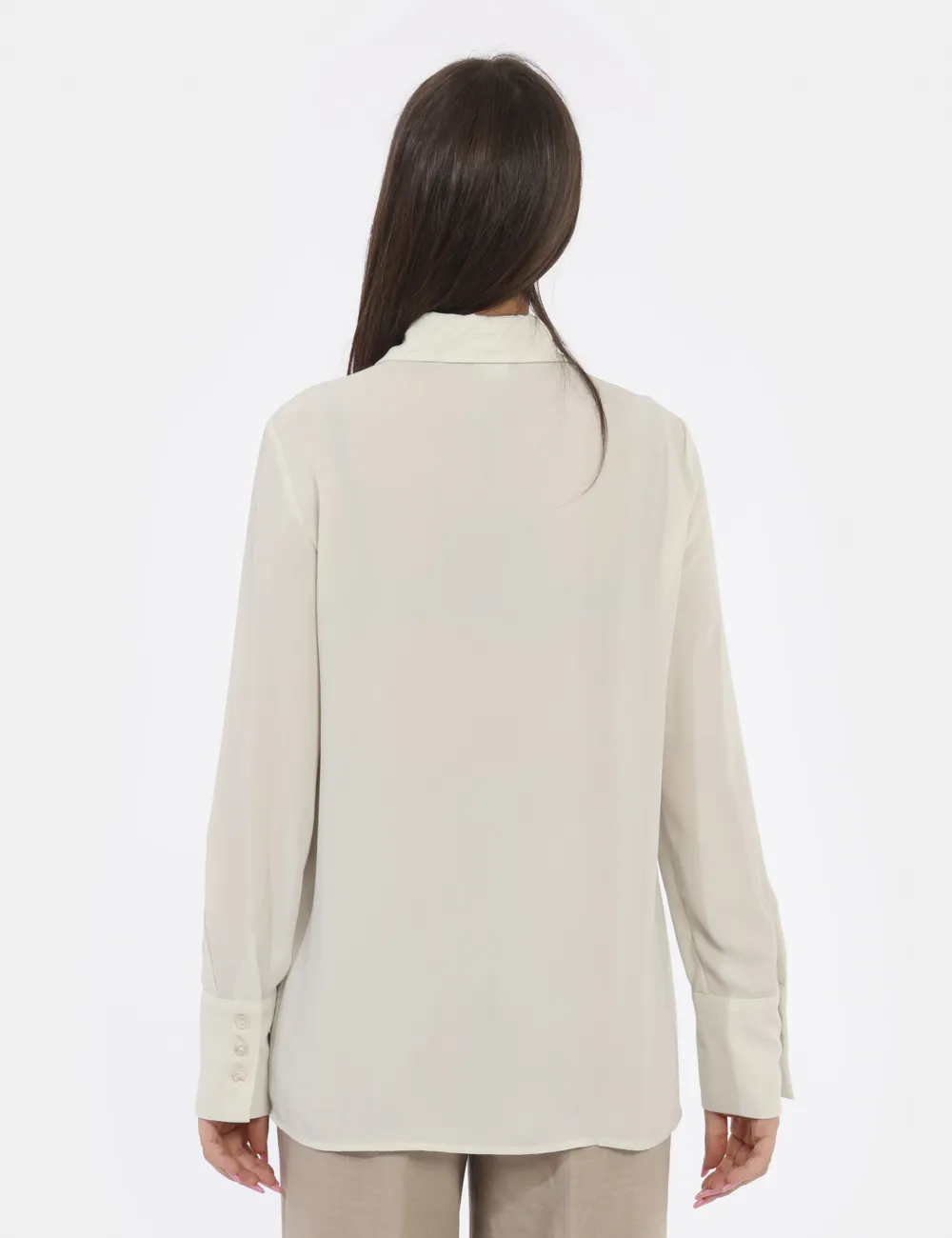 Camicia Materica Bianco