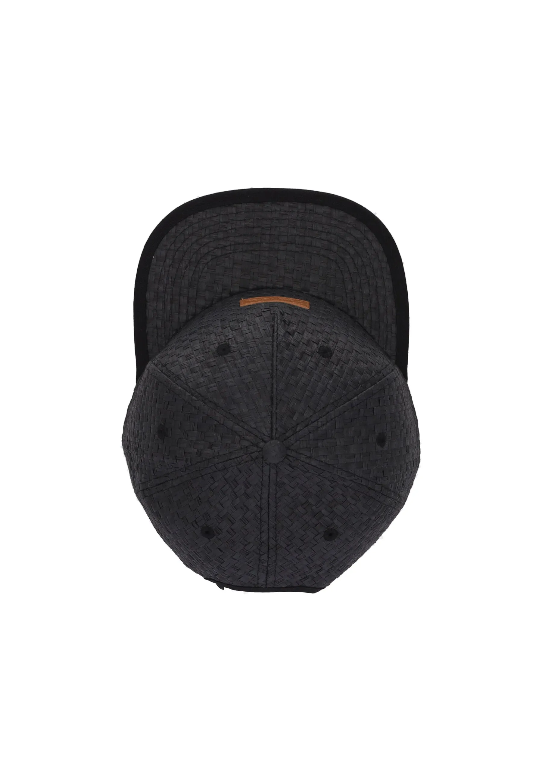 Cappellino Visiera Piatta Uomo Straw Snapback Black