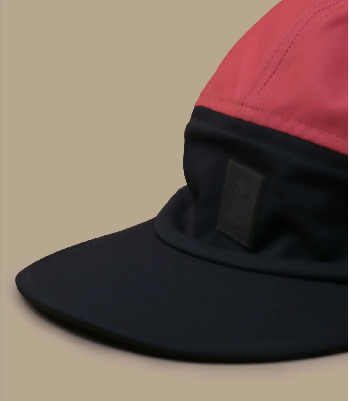 Cappello a cinque pannelli rosso eco-responsabileCappellini 5 Panel Go domus ivory     