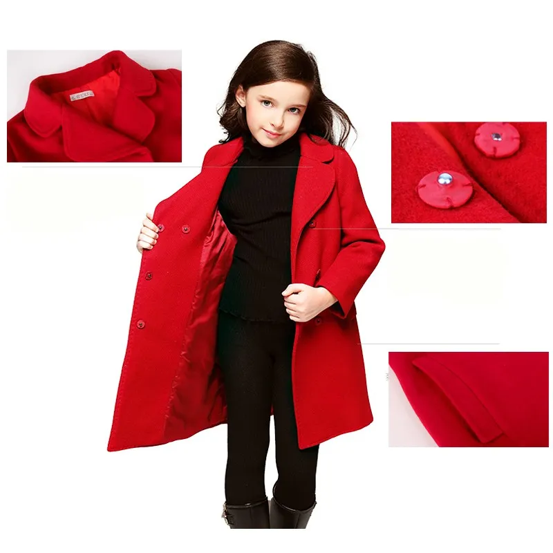 Cappottino natalizio rosso 110 - 120cm