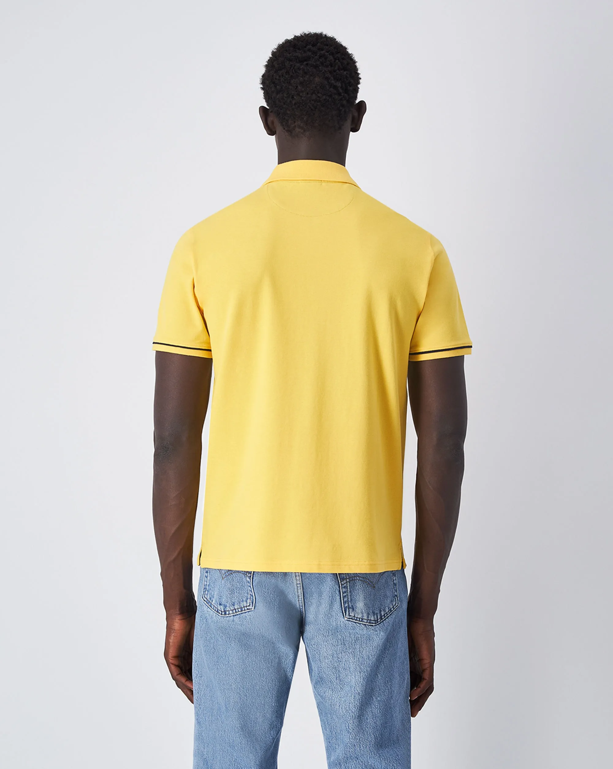 Champion Polo Gallery Pique Stretch Giallo Uomo