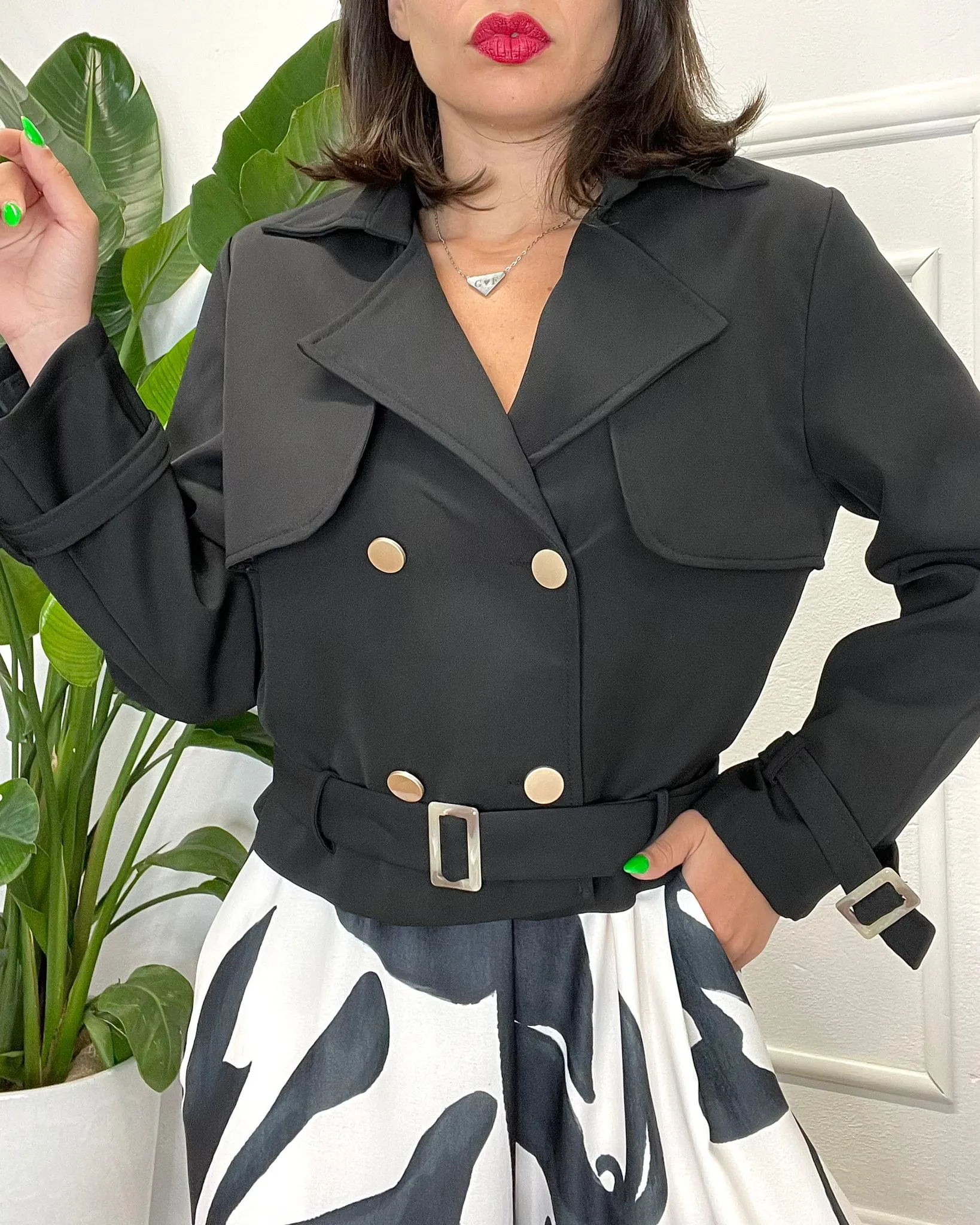 CHIODO TRENCH 805 nero