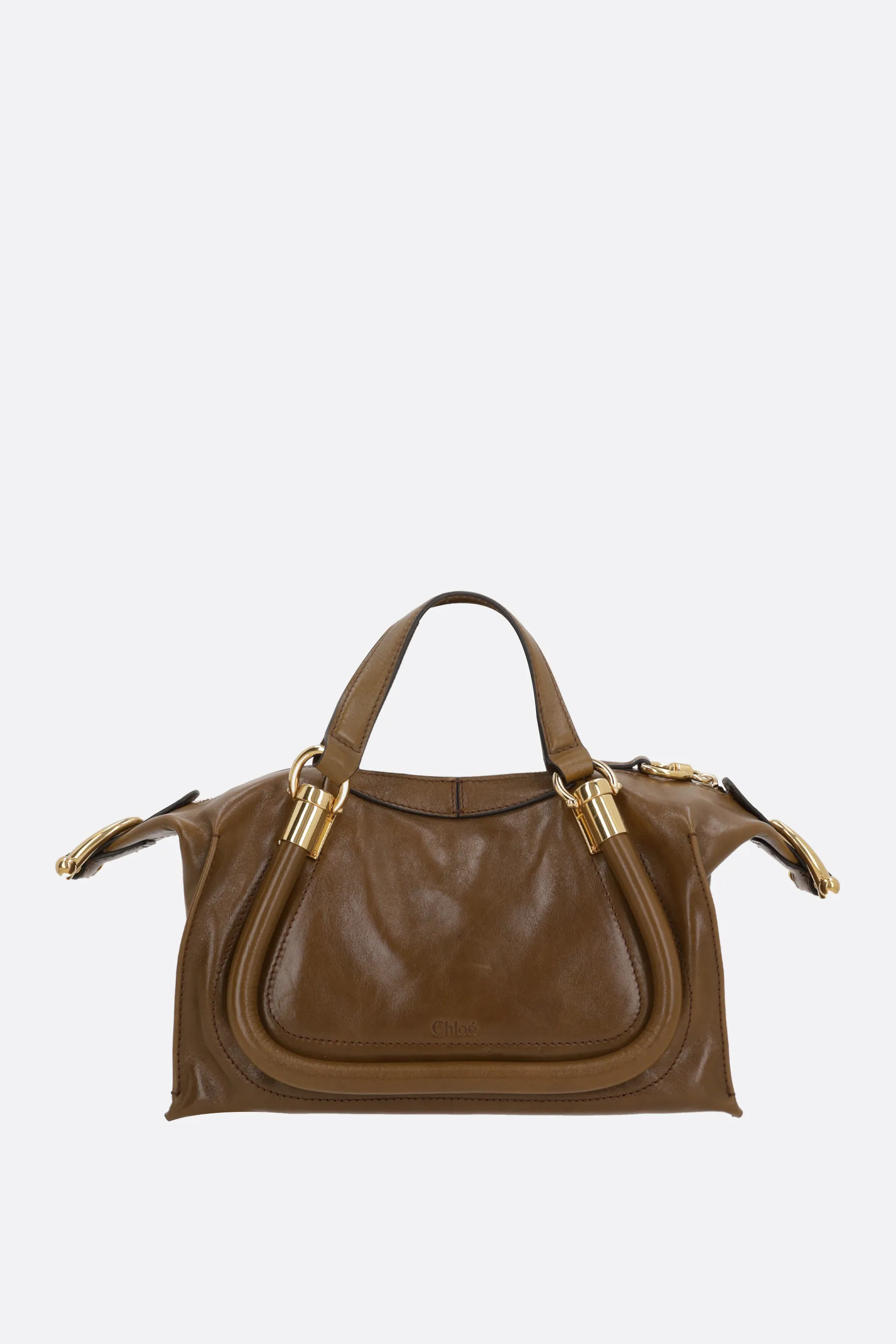  CHLOÉ borsa a mano Paraty 24 small in pelle liscia 