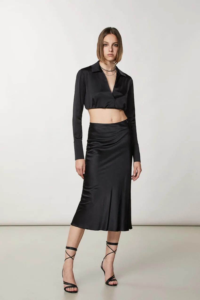 Cropped-Bluse ESSENTIAL
