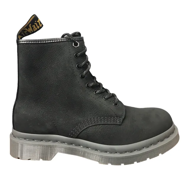 Dr. Martens unisex combat boots in soft leather 1460 Milled Nubuck WP 27671001 black