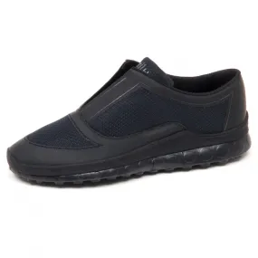 E8040 (WITHOUT BOX) sneaker uomo blu/black CCILU HORIZON slip on shoe man