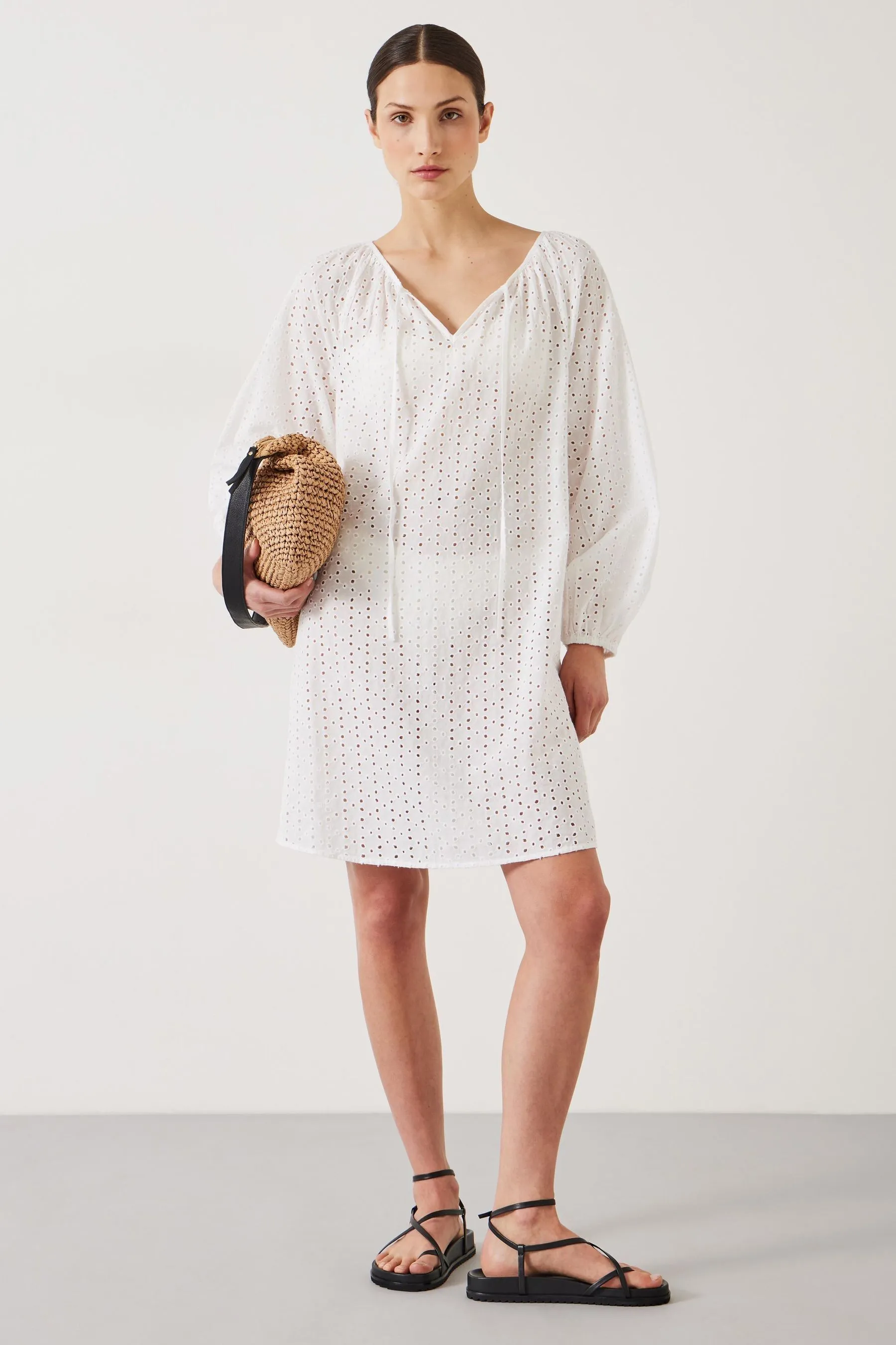Hush Katy - Miniabito in pizzo sangallo