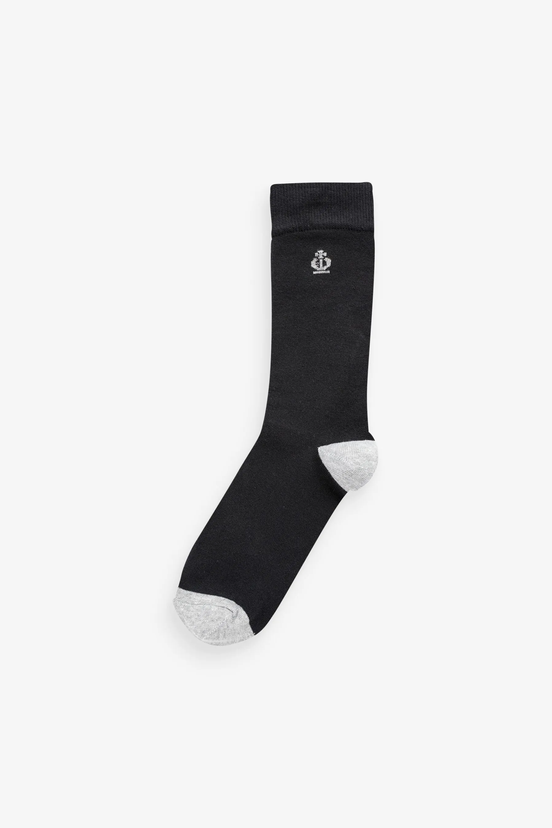 Jeff Banks Recycled Cotton Classsic Crown Logo Socks 7 Pack    