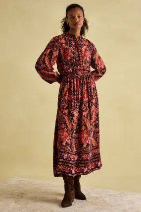 Joules Elena Button Down Maxi Dress    