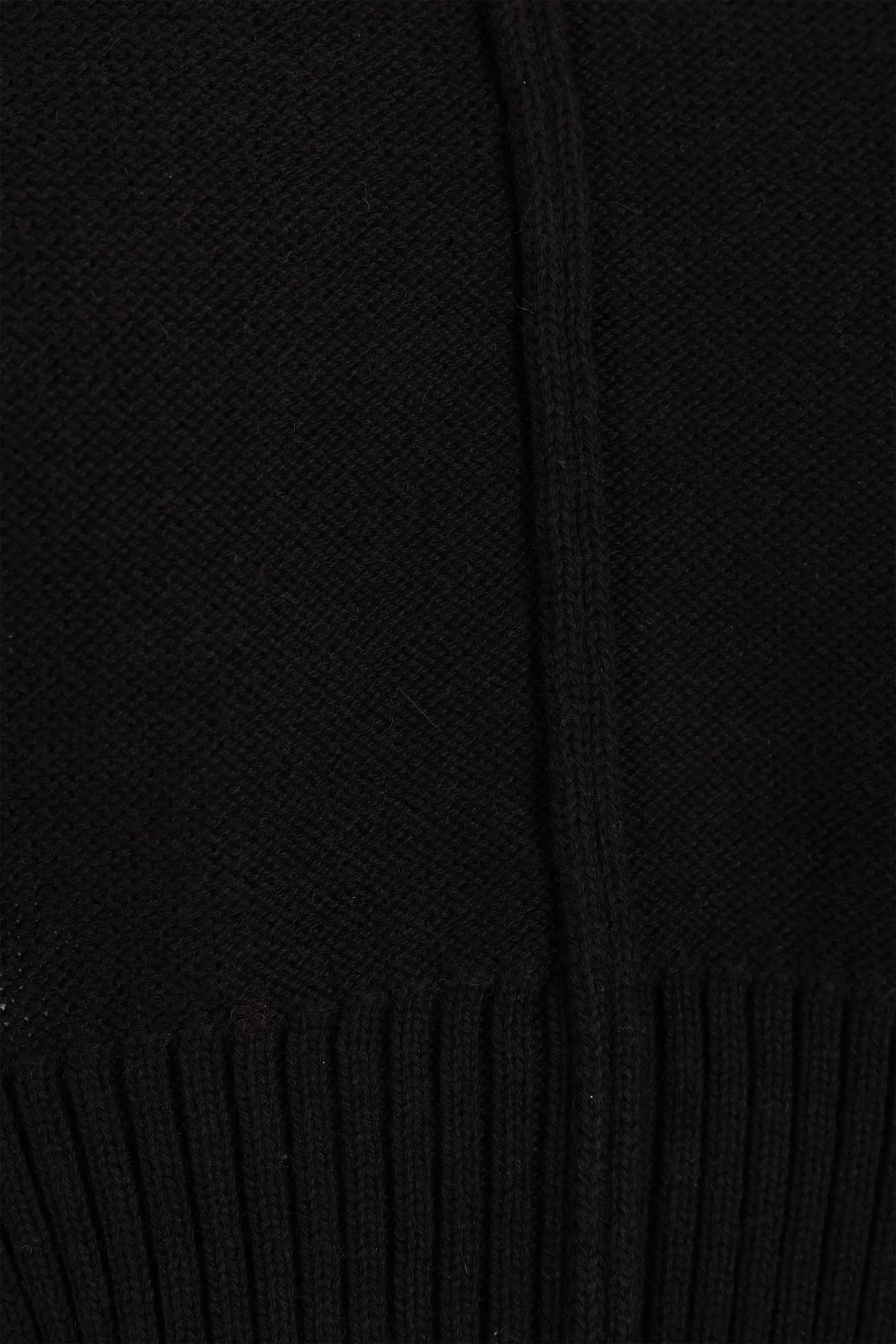 MM6 pullover cropped in cotone e lana