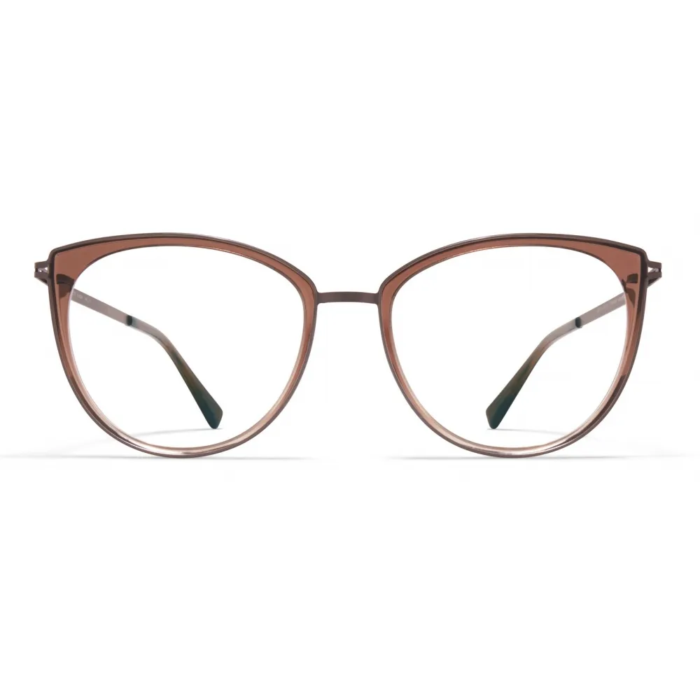 Mykita - Gunda - Lite - A64 Mocca Marrone Sfumato - Metal Glasses - Occhiali da Vista - Mykita Eyewear