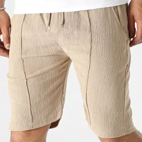 Pantaloncini da jogging beige
