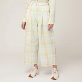 Pantaloni Scozzesi Misto Lino in Bianco: Vedi tutto Di Lusso | Harmont & Blaine®