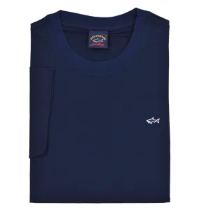 PAUL & SHARK uomo maglia T-shirt tinta unita blu C0P1092 013
