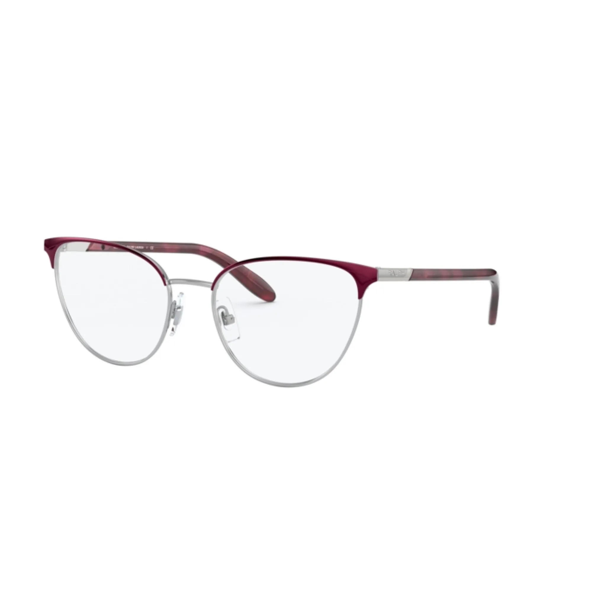   Ralph Lauren RA 6047 - 9417 Barra Bordeaux Su Cerchi Argento | Occhiale Da Vista Donna 