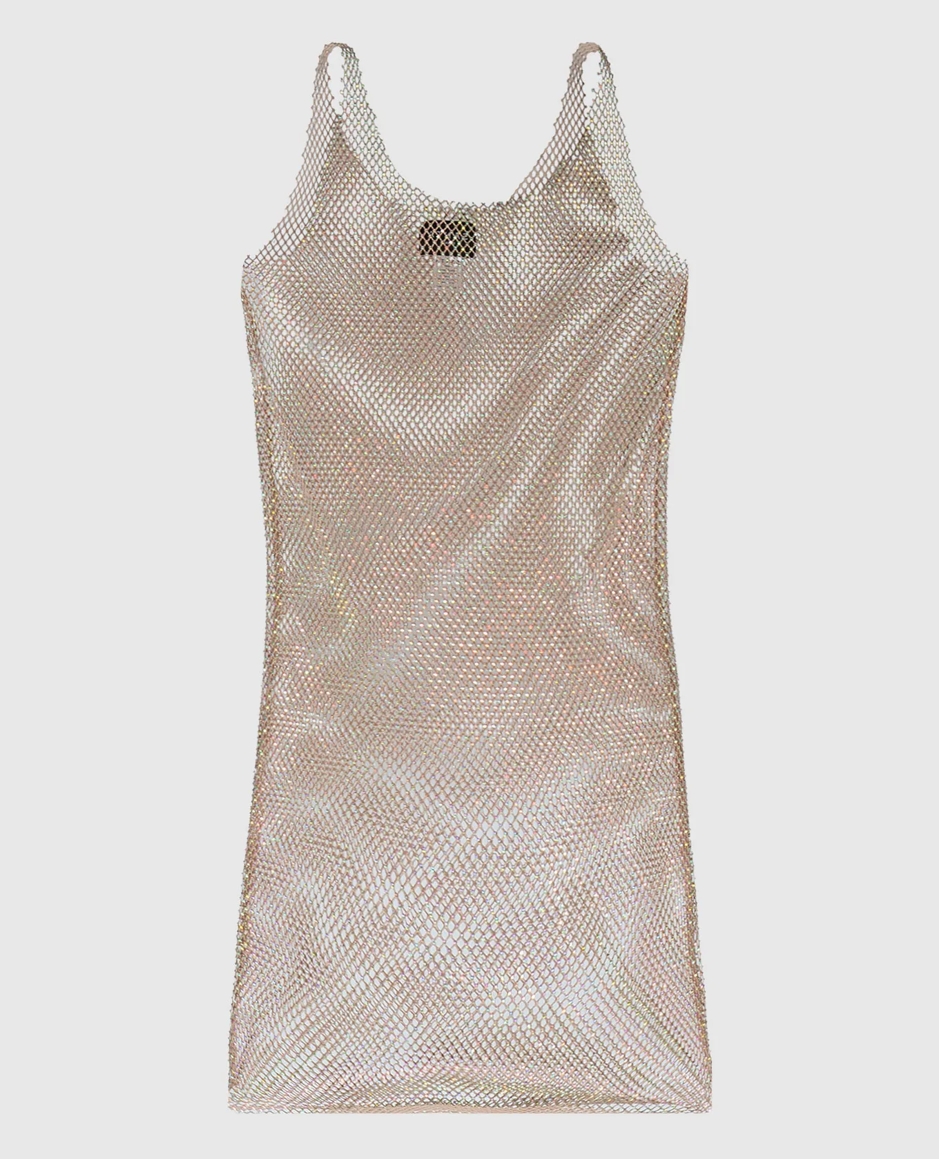 Santa Brands Miniabito SYDNEY beige con cristalli SYDNEYMINIDRESS