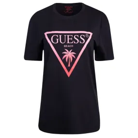 T-shirt Guess triangle palm