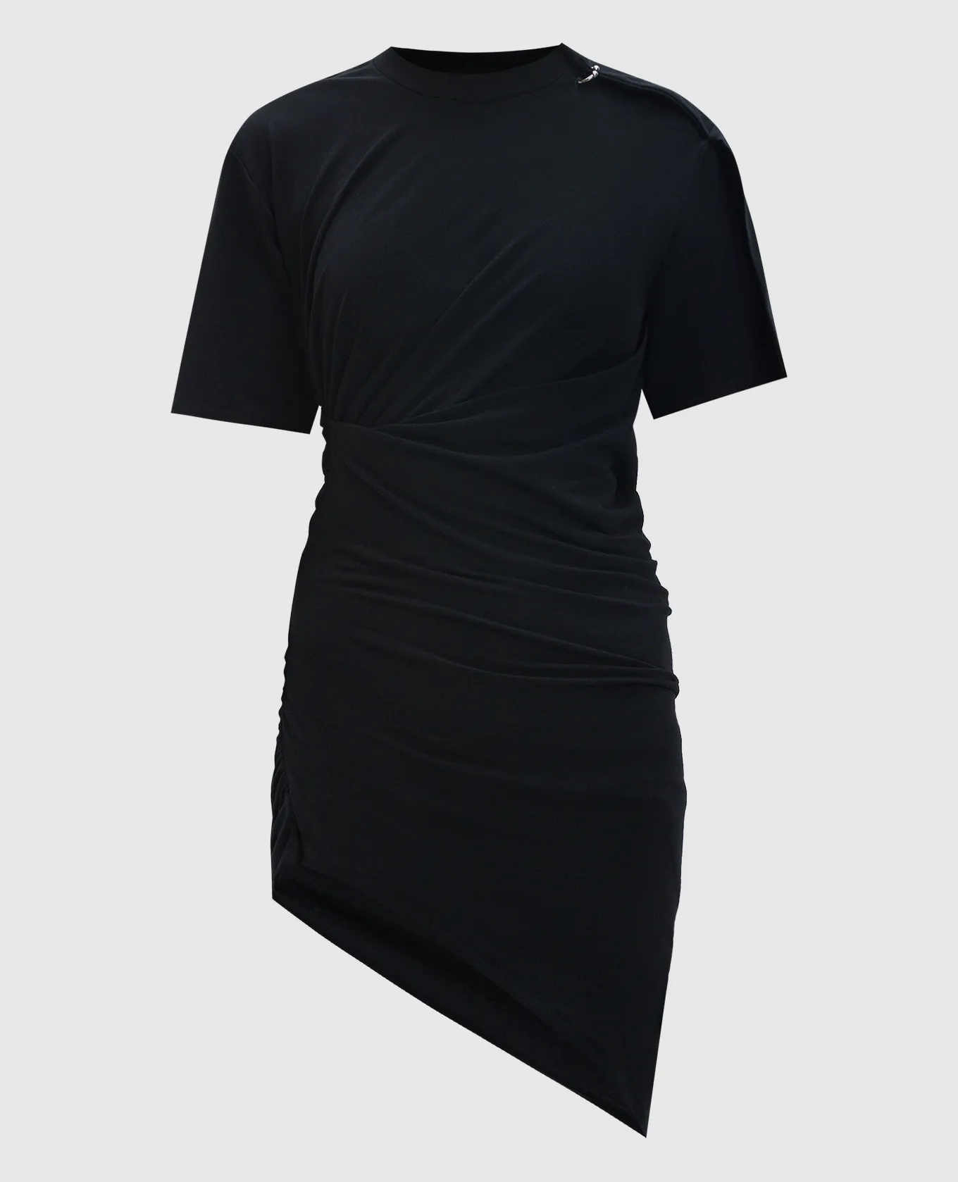 Thierry Mugler Miniabito nero con drappeggio 24F1RO16201119
