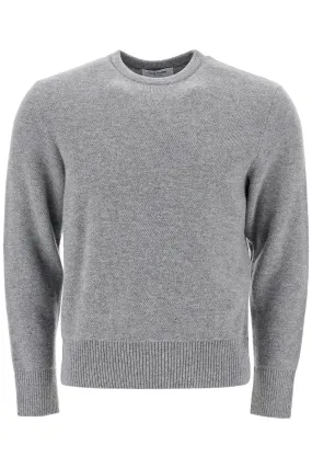 Thom Browne Wool Piqué Crewneck Pullover