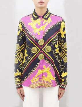 Versace Jeans Couture     Camicia con Stampa Fuxia