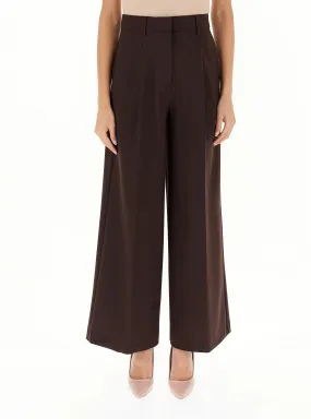 W4-DP9708 Pantalone Palazzo Ebano  